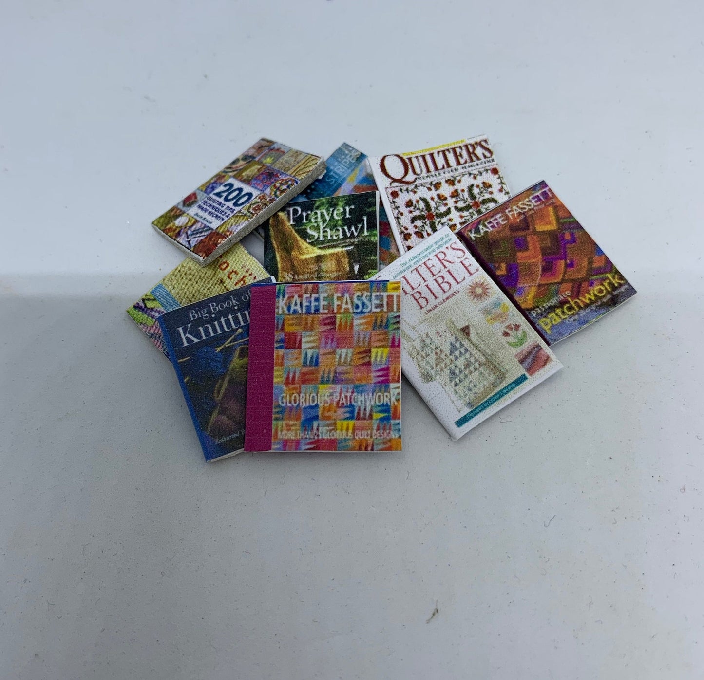 Dolls House Miniatures - Sewing Books x10