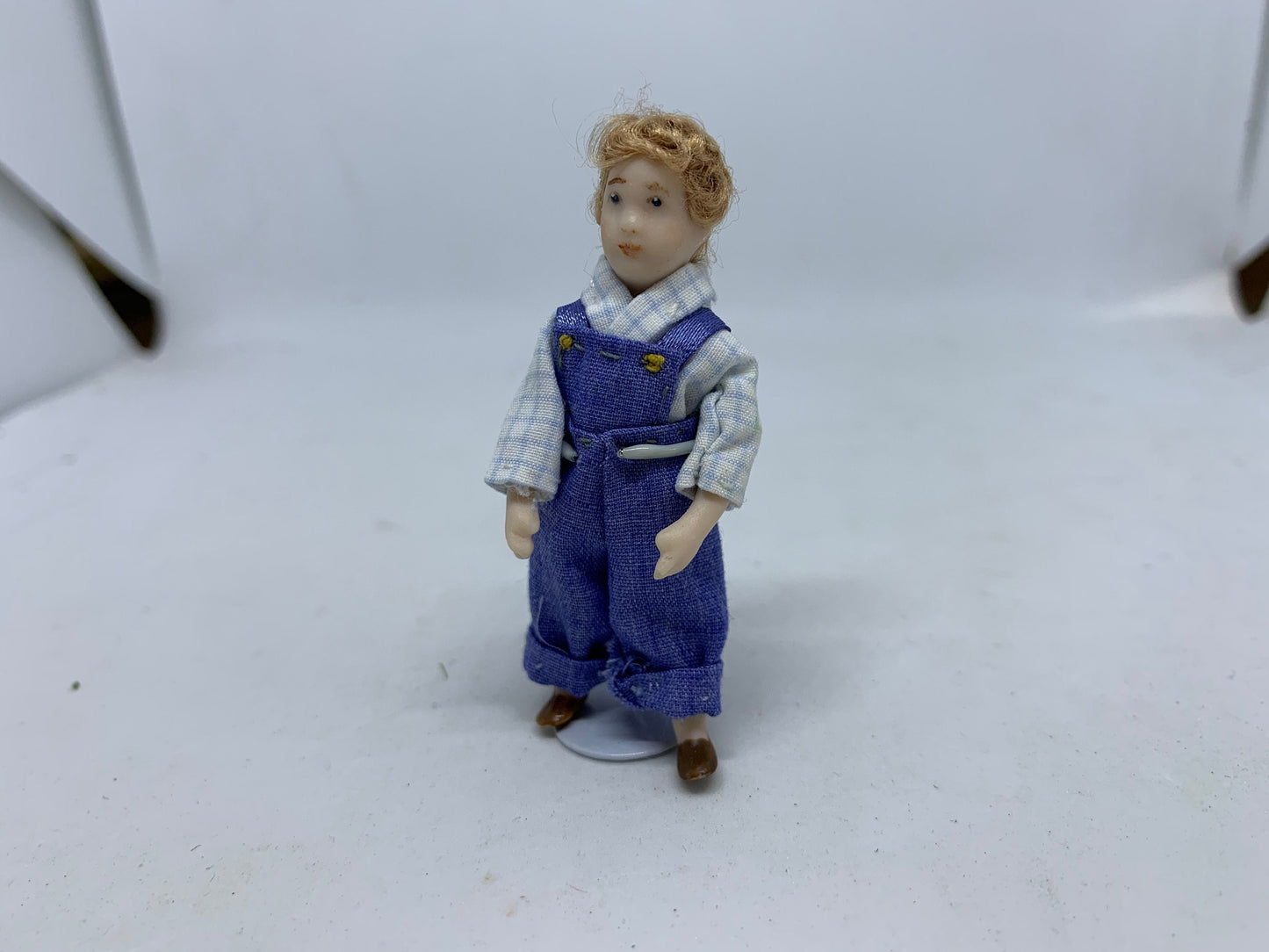 Dolls House Miniatures - Double 1/24th/ 1:24th / Half Inch Scale 6cm tall doll - Jack / Jill (1 x doll only)