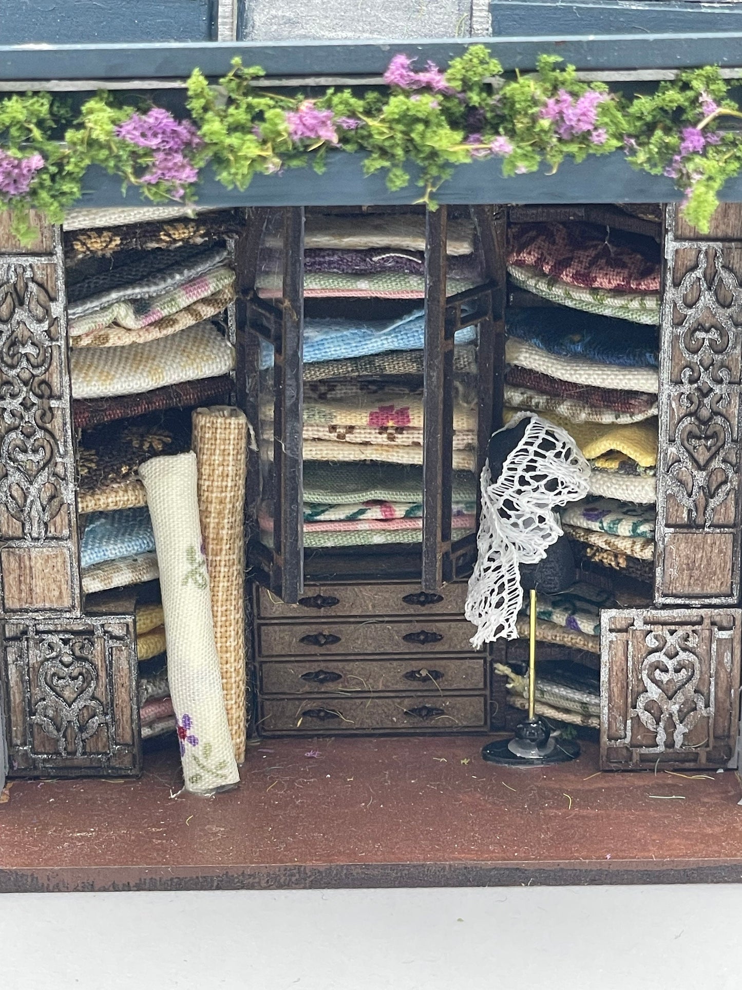 Dolls House - Handmade 1/48th quarter scale Haberdashery Shop