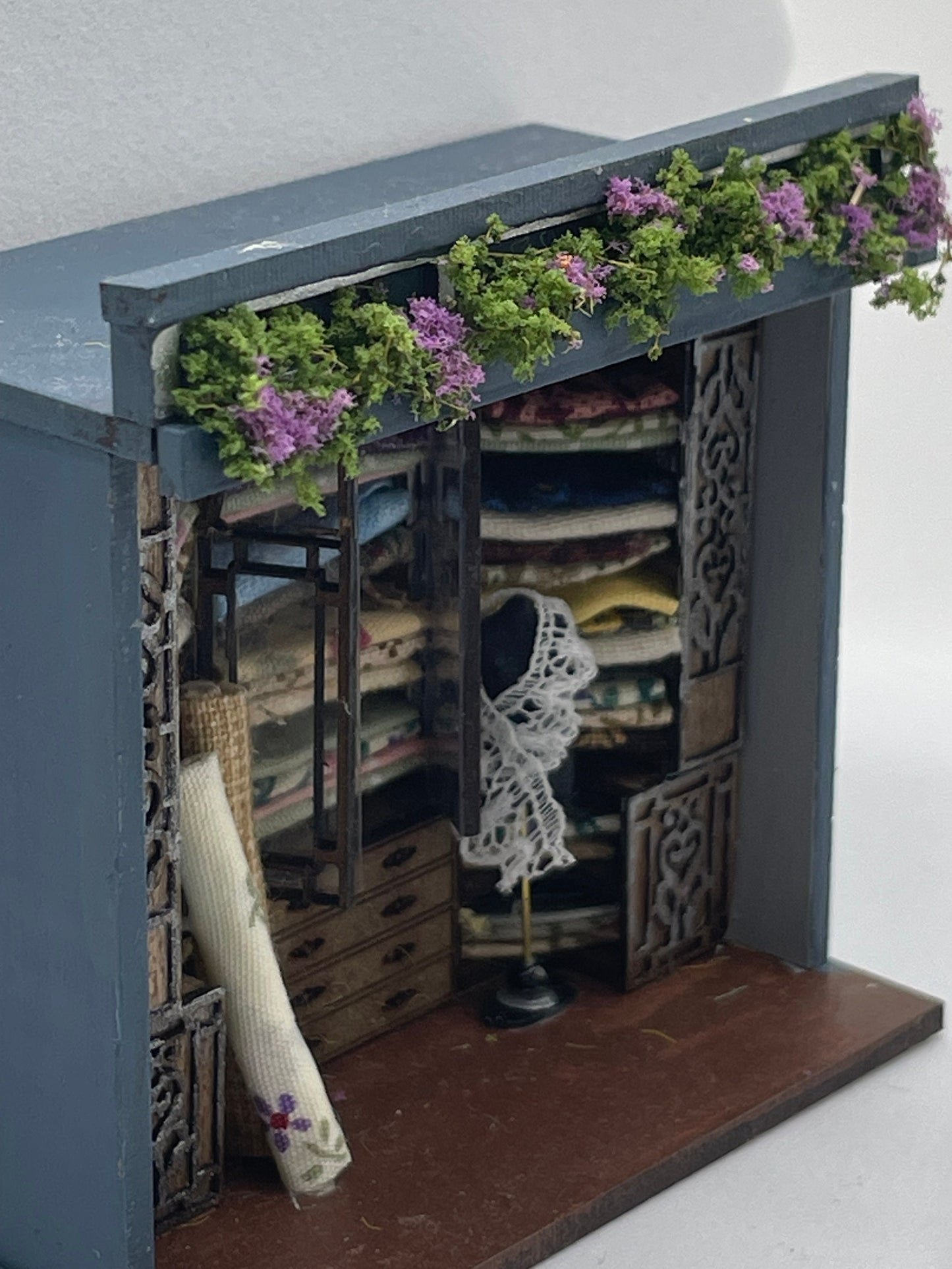Dolls House - Handmade 1/48th quarter scale Haberdashery Shop