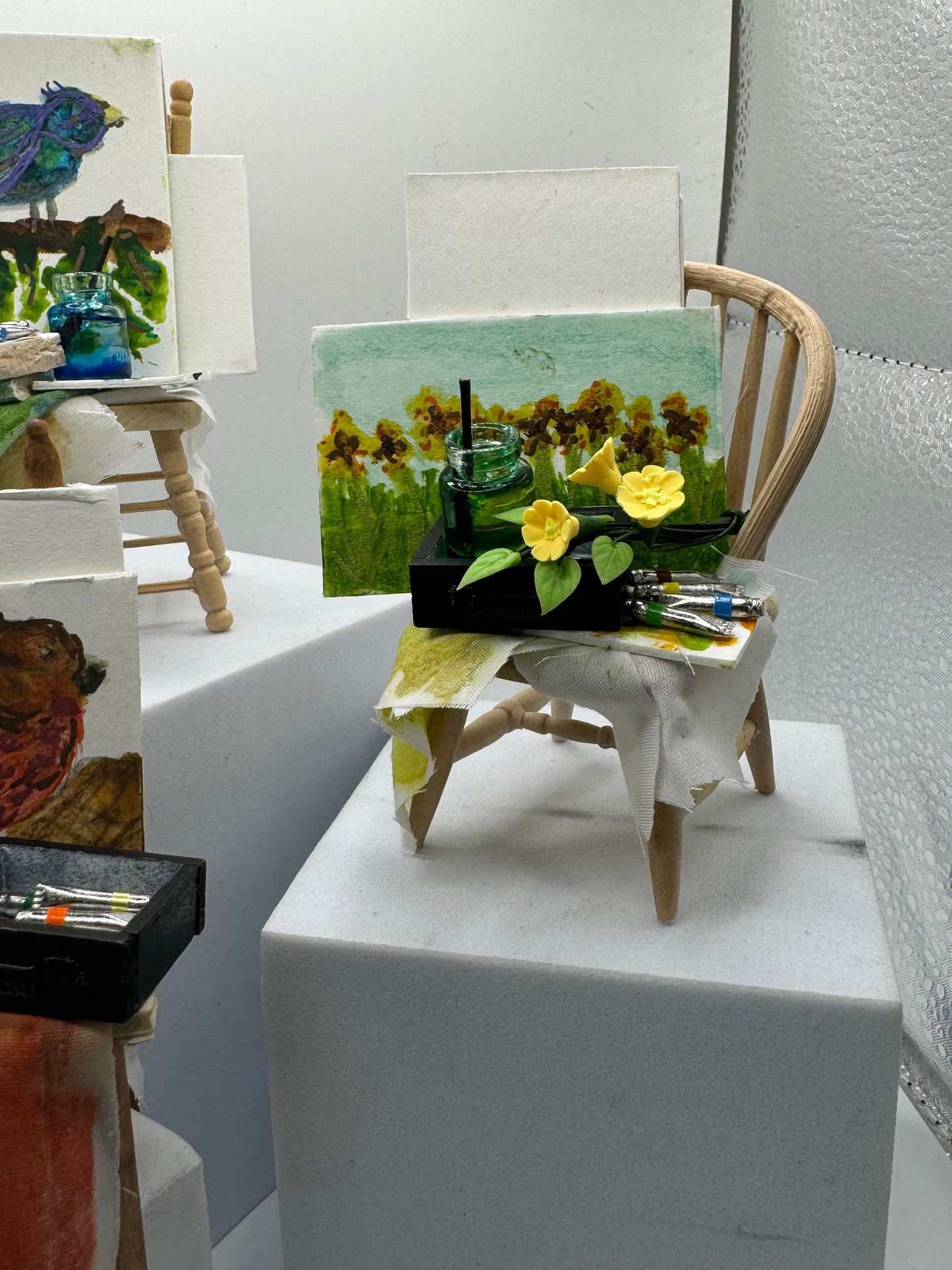 Dolls house Miniatures - Artist Chair (9 options)