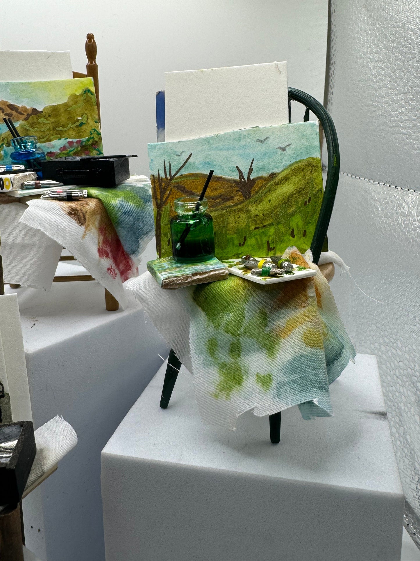 Dolls house Miniatures - Artist Chair (9 options)