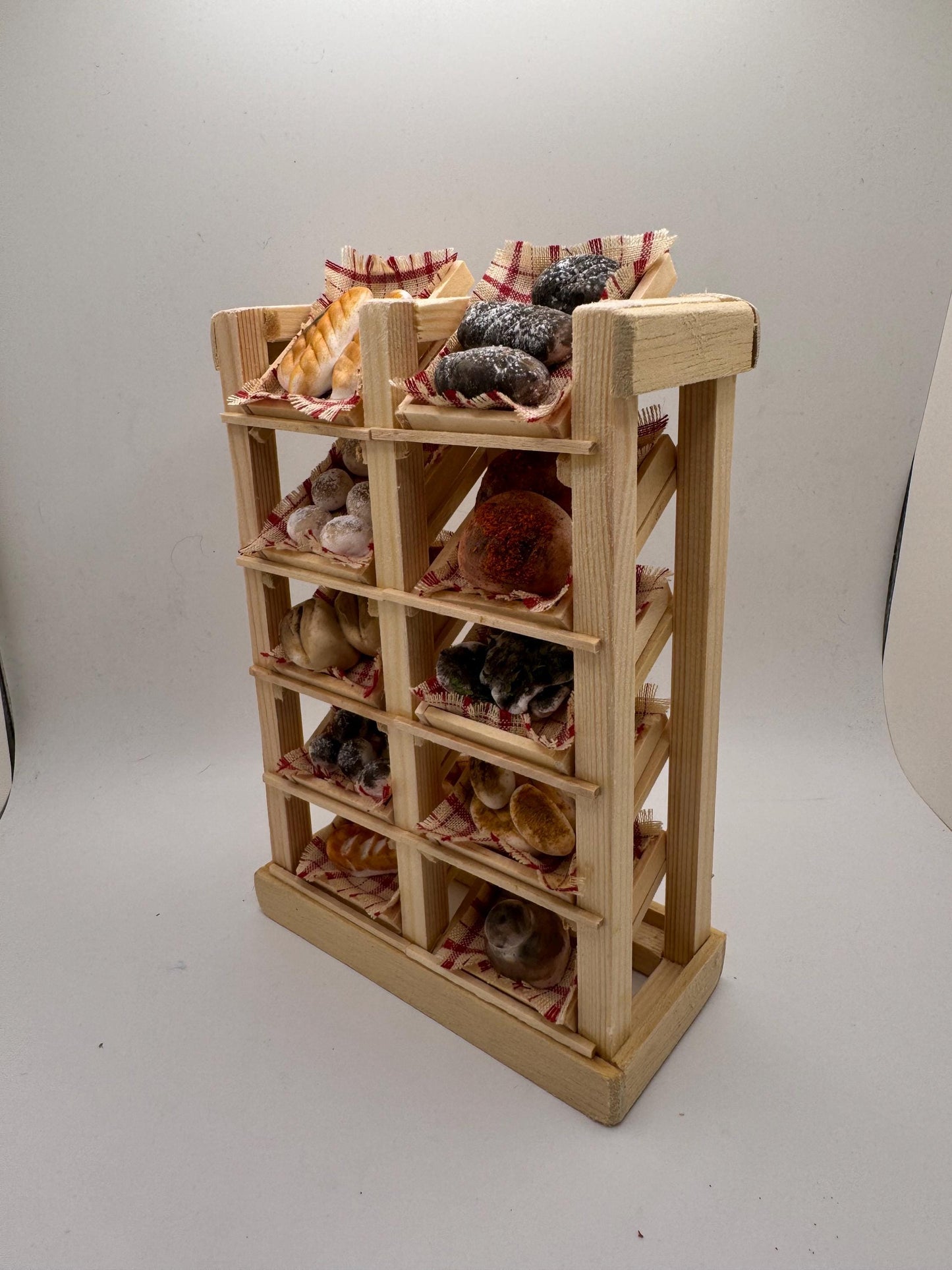 Dolls House Miniatures - Bread Rack Bakery Shelves - Double
