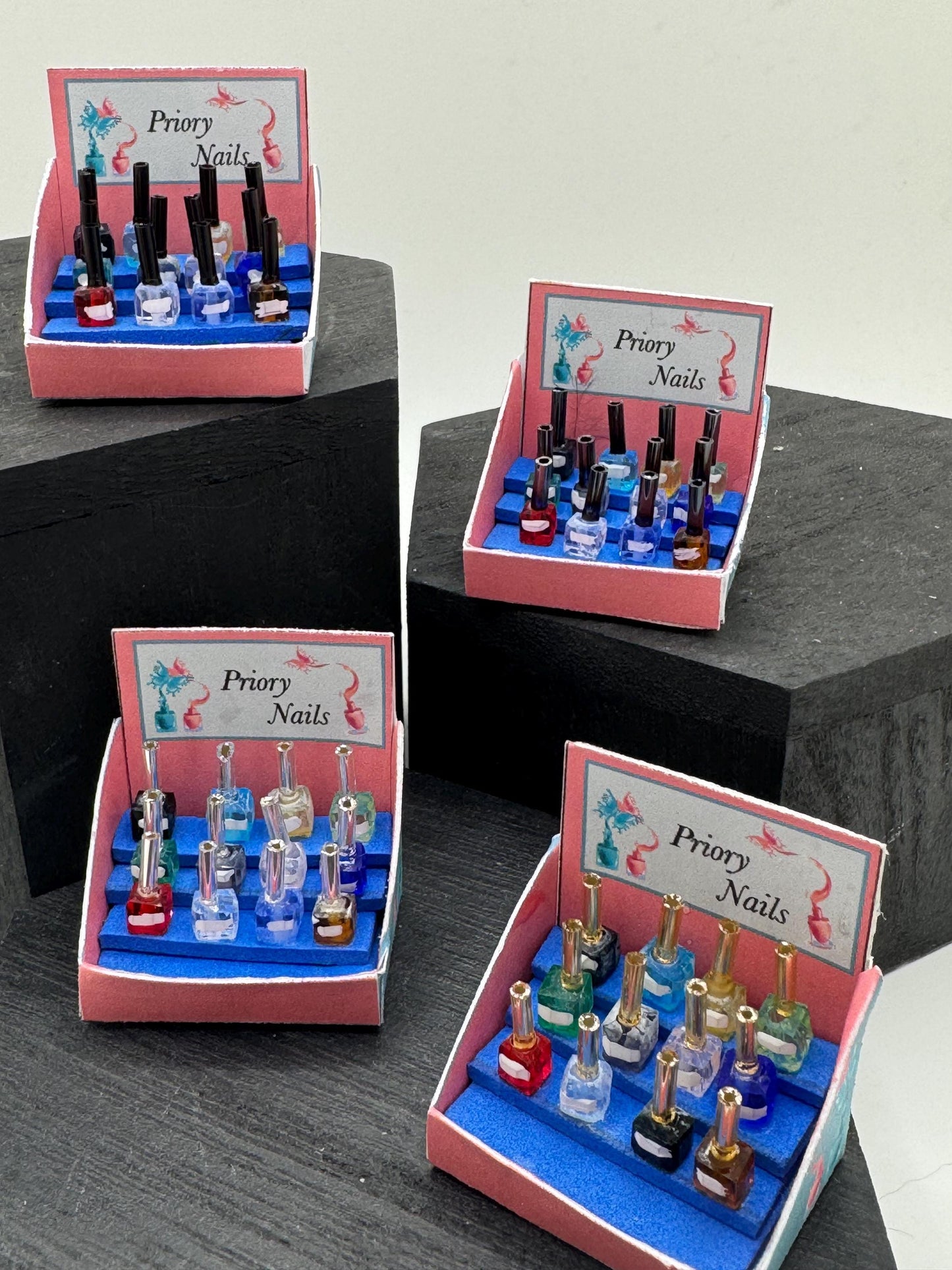 Dolls House Miniatures - Nail Varnish Counter