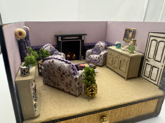 1/48th Room Box - Lounge