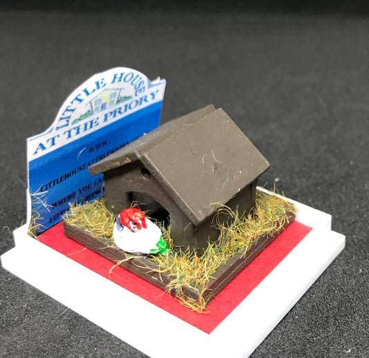 Dolls House Miniatures ( 1/48th - 1:48th - 1/4&quot; - Quarter Inch Scale )Luxury Dressed   Duck House -