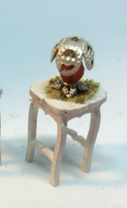 Dolls House Luxury Dressed 1/48th  Lamp table -