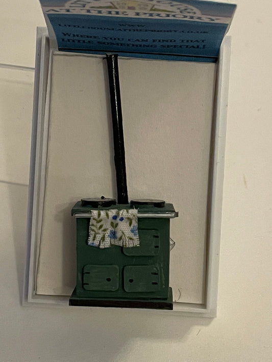 Dolls House 1/48th - Aga - green