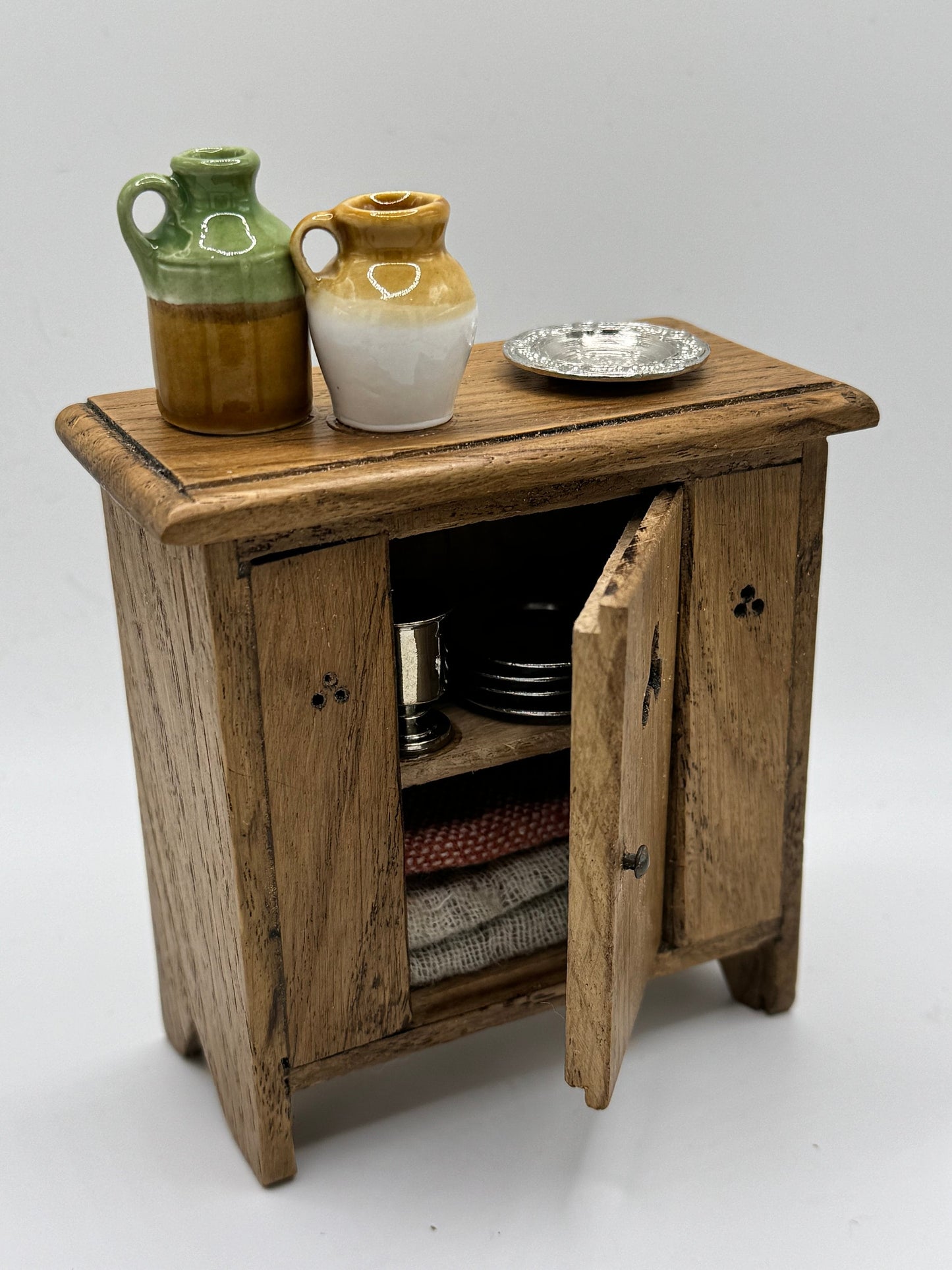 Dolls House Miniatures - Tudor Cupboard / dole