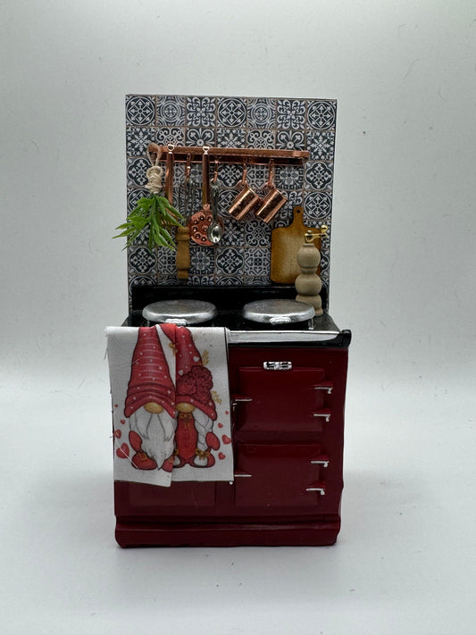 Dolls House Miniatures - 1/12 Kitchen Aga