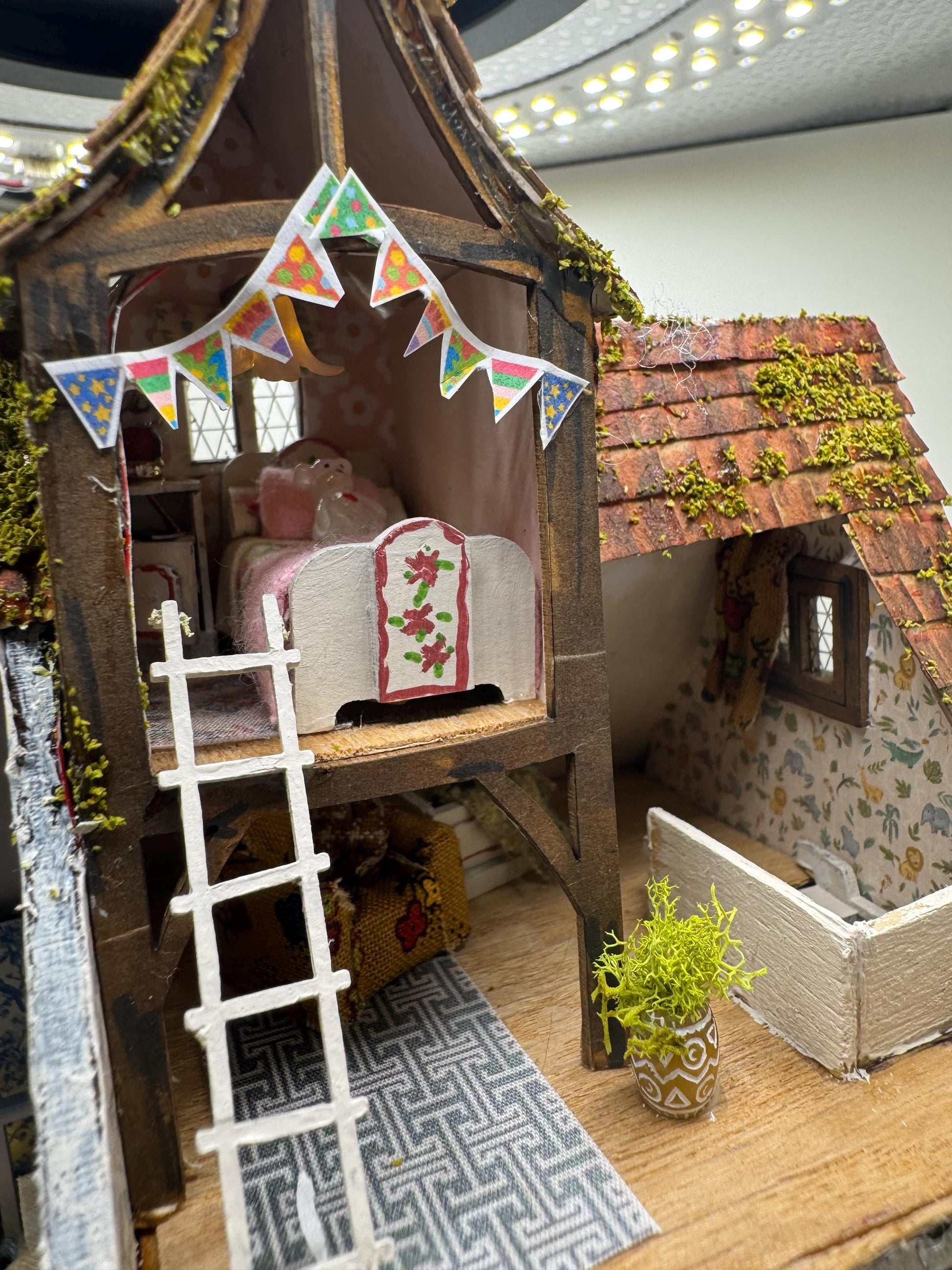 Dolls House Miniatures ( 1/48th - 1:48th - 1/4&quot; - Quarter Inch Scale ) The Old Mill - OOAK