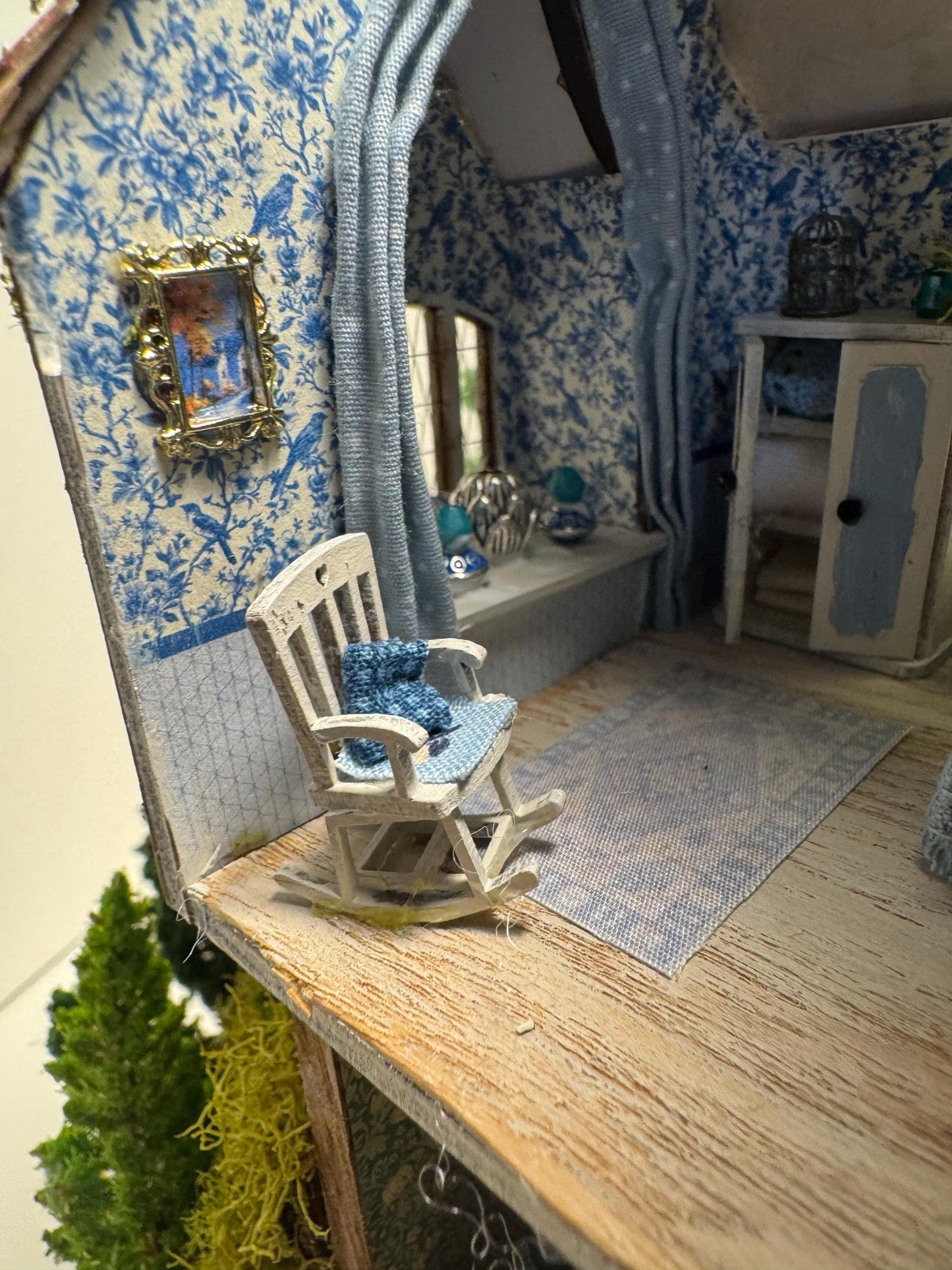 Dolls House Miniatures ( 1/48th - 1:48th - 1/4&quot; - Quarter Inch Scale ) The Old Mill - OOAK