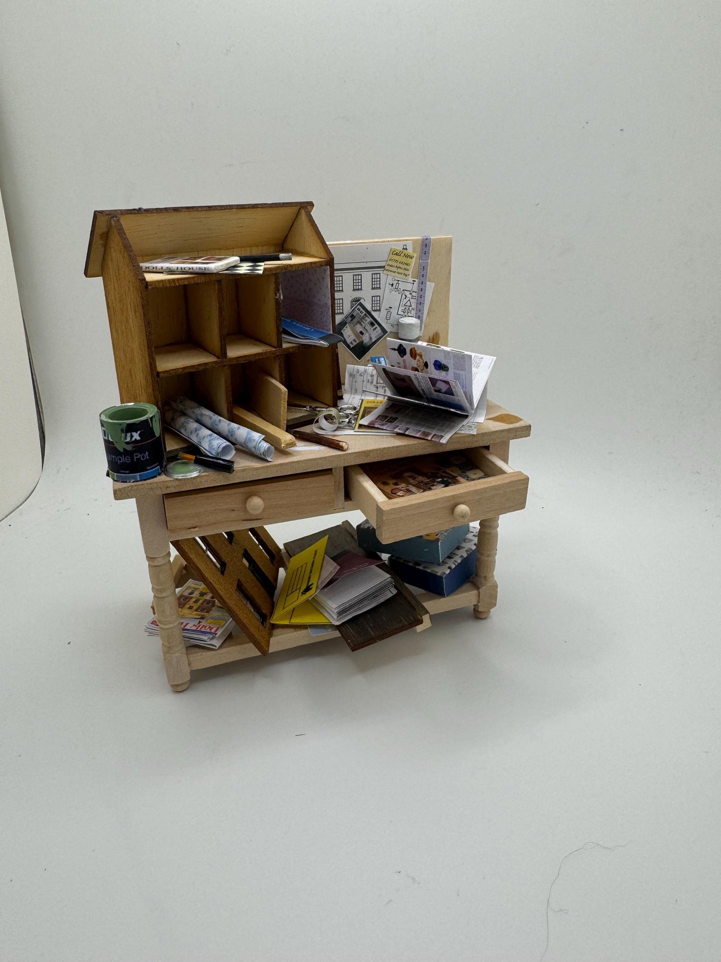 Dolls House Miniatures - 1/12th  - Dollshouse Making Table