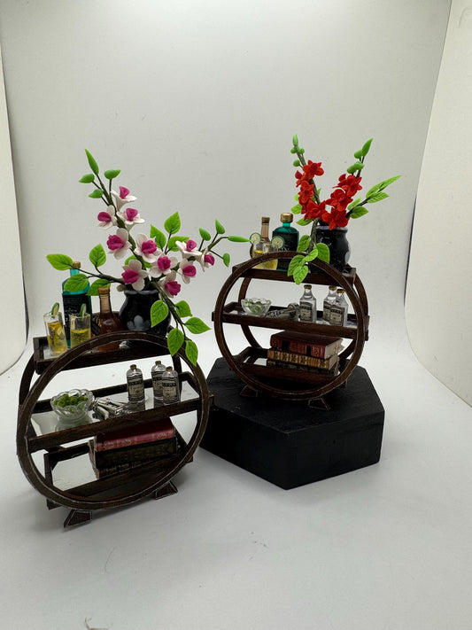 Dolls House Miniatures - 1/12 Art Deco Inspired Side Table x1