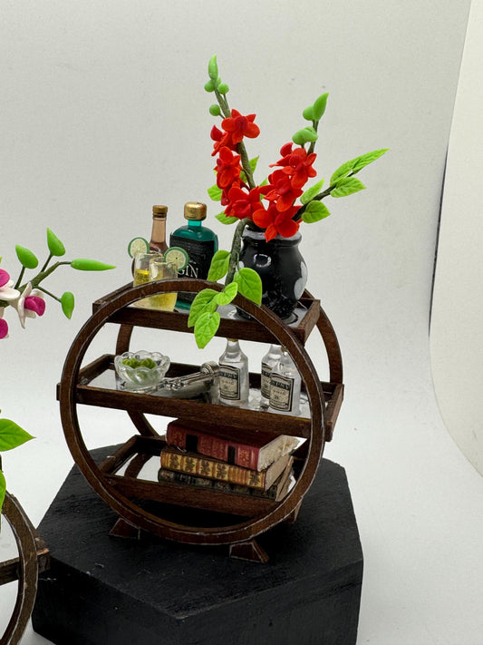 Dolls House Miniatures - 1/12 Art Deco Inspired Side Table x1