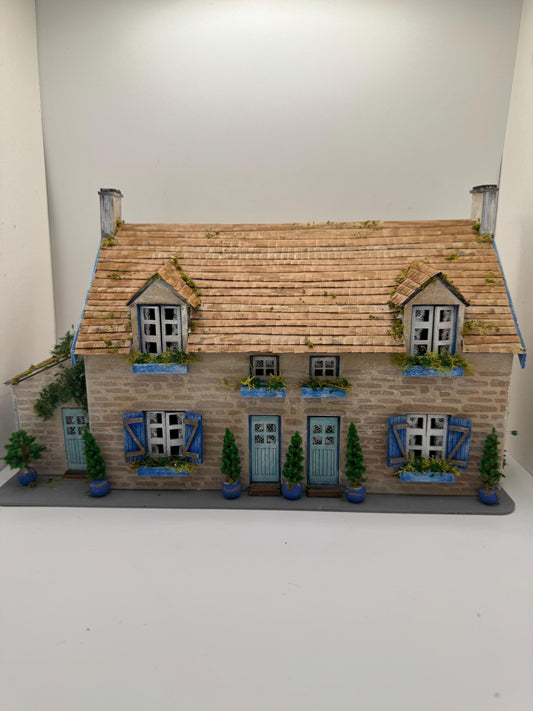 Dolls House Miniatures ( 1/48th - 1:48th - 1/4&quot; - Quarter Inch Scale )  Seaside cottages - OOAK