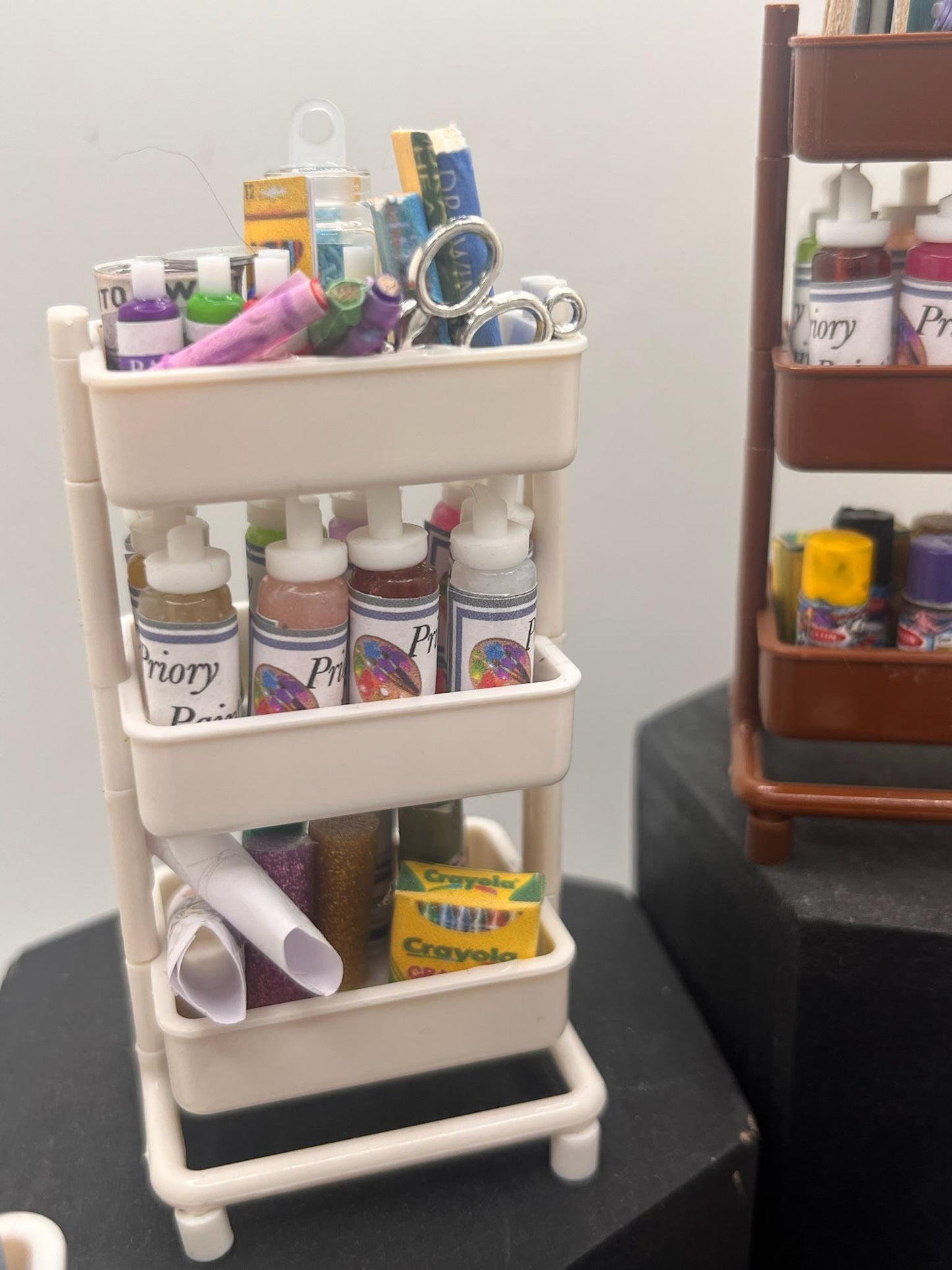 Dolls House Miniatures - NEW 1/12th Artist&#39;s Trolley / cart